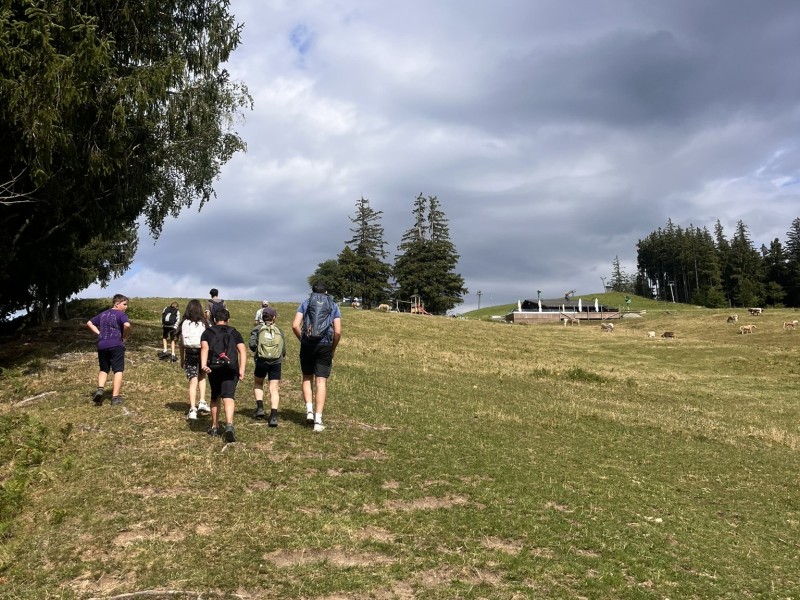 Gemeinsam unterwegs auf der Schwandalpe