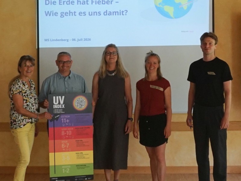 UV-Index-Tafeln f&uuml;r die Mittelschule Lindenberg